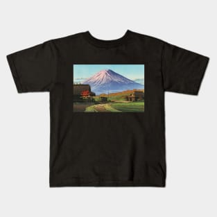 Autumn at Funatsu by Kawase Hasui Kids T-Shirt